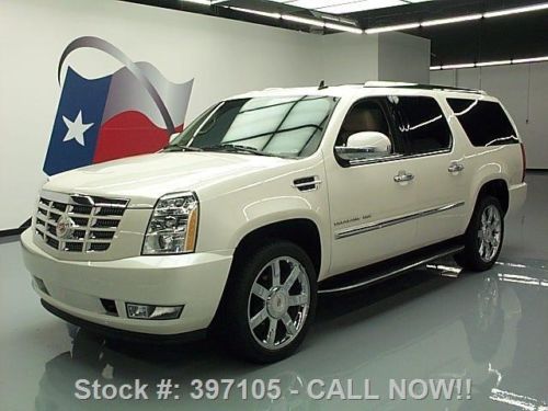 2011 cadillac escalade esv lux sunroof nav rear cam 25k texas direct auto