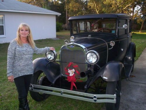 **1929 ford model &#034;a&#034; - rare 4 dr, town sedan / briggs body /