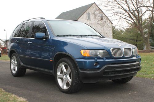 2001 bmw x5 4.4i sport utility 4-door 4.4l navigation low miles