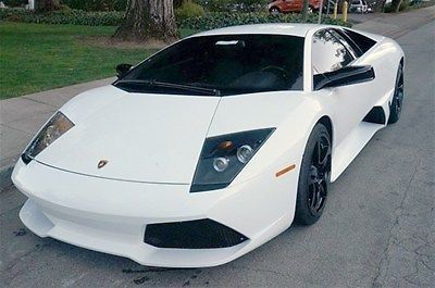 2009 lamborghini lp640-4, white/black,serviced,qexhaust