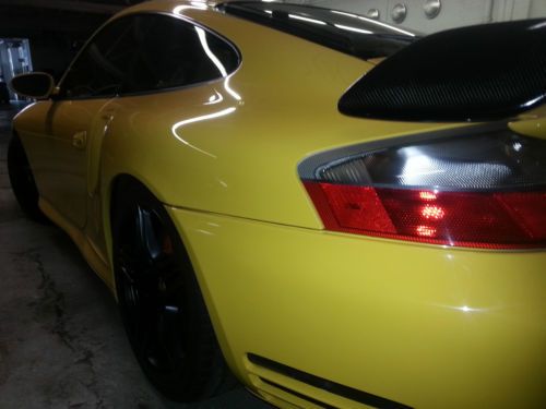 2002 Porsche 911 turbo, Speed yellow,Tip,Beautiful/LOADED/carbon tail, image 5