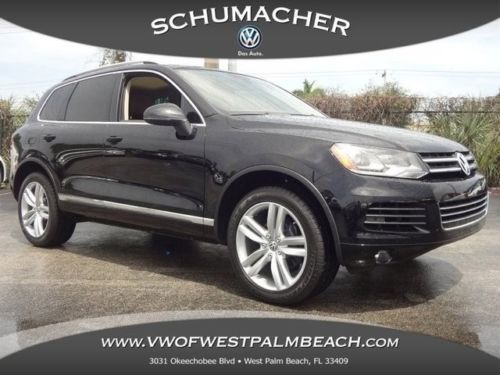 2012 volkswagen touareg nav sunroof
demo never titled  warranty clean carfax