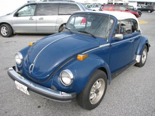 1974 vw beetle convertible runs project car