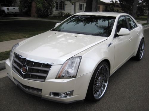 2009 cadillac cts di 3.6l 304 h.p. 24,000 miles 22&#034; rims htd seats bose *xm* cal