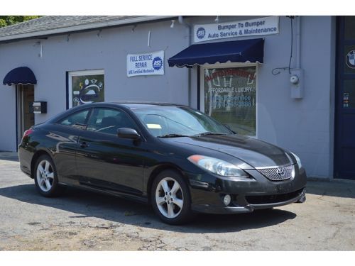 2 door black power equipped automatic sunroof a/c