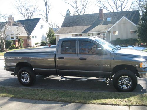 2003 ram quad cab cummins turbo diesel 4x4 pick up long bed  no reserve