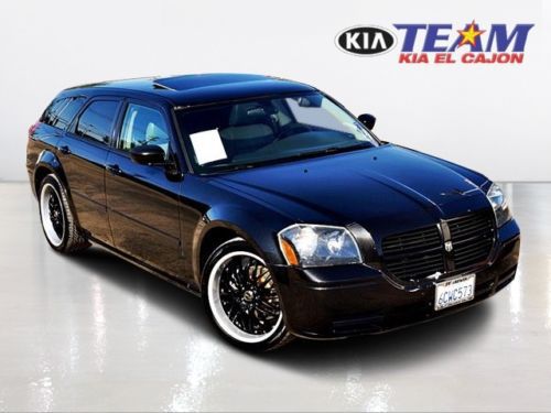 05 dodge magnum black 22 inch rims v6 leather moonroof premium sound for sale