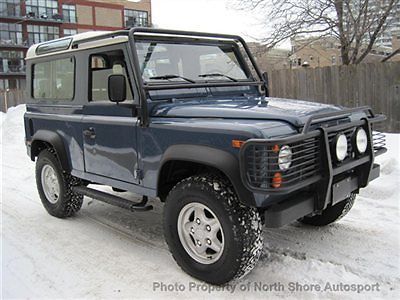 1997 land rover defender 90 hardtop, #453 &amp; 1 of 206 in arles blue, pristine!!