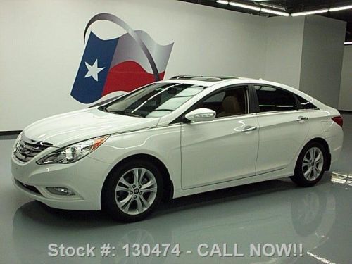 2011 hyundai sonata limited sunroof nav htd leather 32k texas direct auto