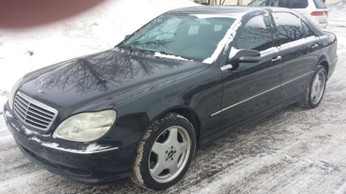 Mercedes benz s55 2001 blk/blk