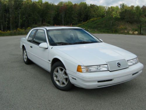 1989 mercury cougar xr-7 sedan 2-door 3.8l supercharged