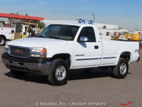 Gmc sierra 2500hd sle 4x4 pickup truck 6.0l v8 a/t cold a/c power win/locks