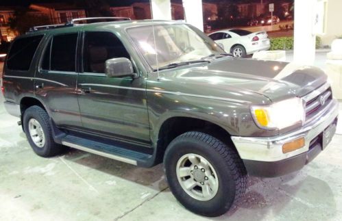 1996 toyota 4runner sr5 sport utility 4-door 3.4l low miles-clean title