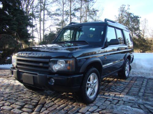 2004 land rover discovery low miles black on black 4x4 se7 no reserve !