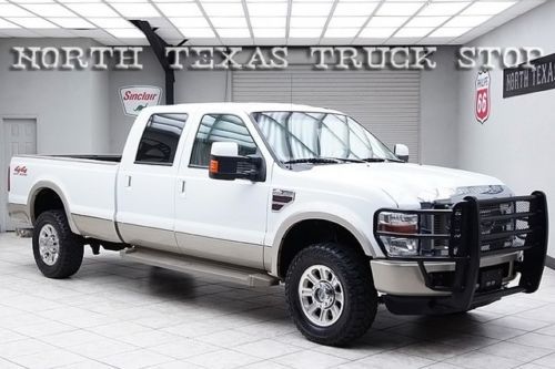 2008 ford f350 diesel 4x4 king ranch srw long navigation dvd rear camera texas