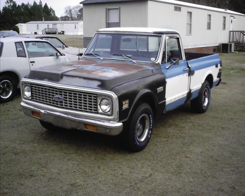 1972 chevrolet c10 cheyenne super shortbed fleetside truck