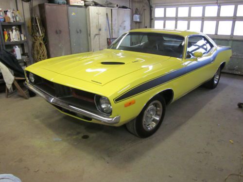 1972 plymouth cuda bs23 real cuda 4 speed