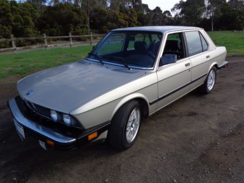 1988 bmw 535i - runs and drives well - no reserve