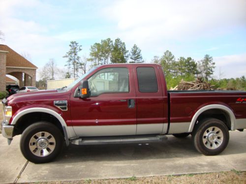 2008 Ford F250 Super Cab Short Bed 4x4 Lariat V-10, image 4