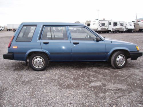 1987 toyota tercel dlx wagon 4-door 1.5l