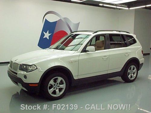 2007 bmw x3 3.0si awd/4x4 pano sunroof alloy wheels 65k texas direct auto