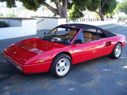 1990 ferrari mondial t cabriolet. 29k.orig.miles! 3.4l.complete service hstry!