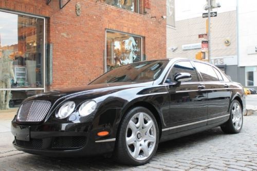 2007 bentley continental flying spur mulliner in beluga with a beluga interior