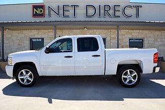09 white crew cloth low miles carfax bench power net direct auto sales texas