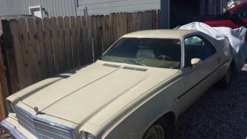 1974 chevrolet el camino base standard cab pickup 2-door 6.6l