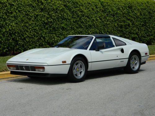 1987 ferrari 328 gts classiche certified fully serviced original window sticker