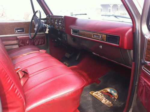 1976 chevrolet chevy shortbox shortbed short swb silverado 454 original pickup, image 8
