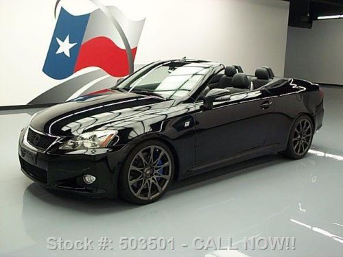 2010 lexus is350c convertible f sport hard top nav 56k texas direct auto