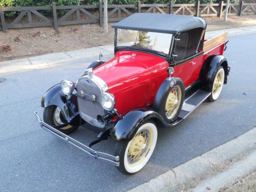 1929 ford model a roadster pick up,beautiful older restoration,solid georgia car