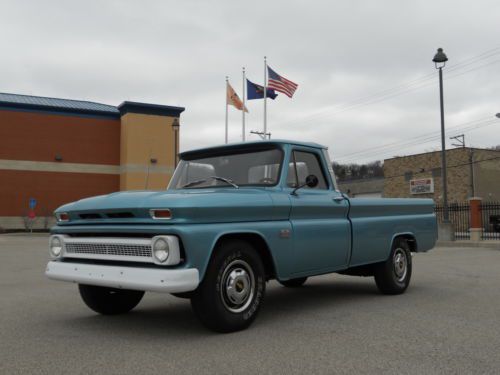 1966 chevy c-20 2wd v-8 manual