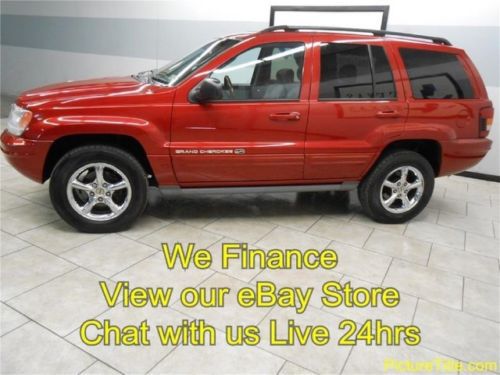 02 grand cherokee overland 4wd 4x4 leather sunroof we finance texas