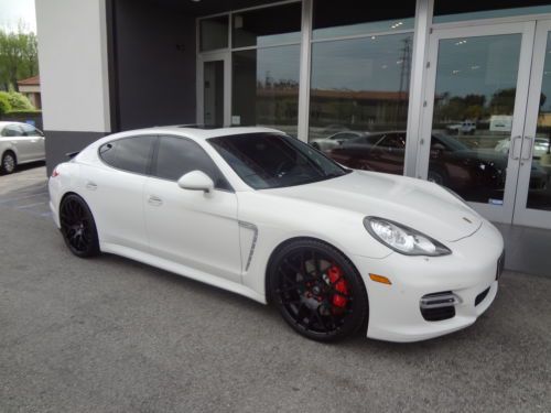 2012 porsche panamera turbo sport pkg huge msrp 22&#034; wheels 15k miles