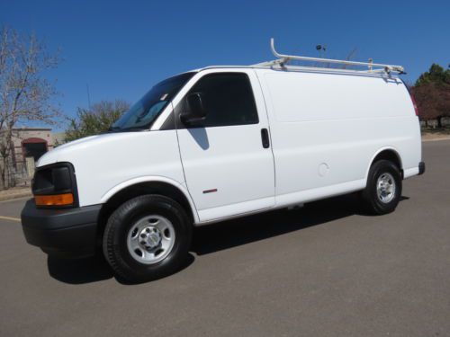 2008 chevrolet express 3500 diesel cargo van fleet super clean 6.6 duramax v8