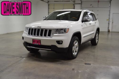 12 jeep grand cherokee overland 4x4 auto leather ac seats sunroof navigation