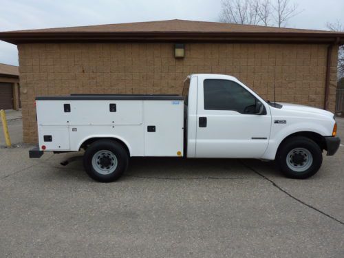 1999 ford f-250 ,7.3 diesel utility service truck florida, 89k see description