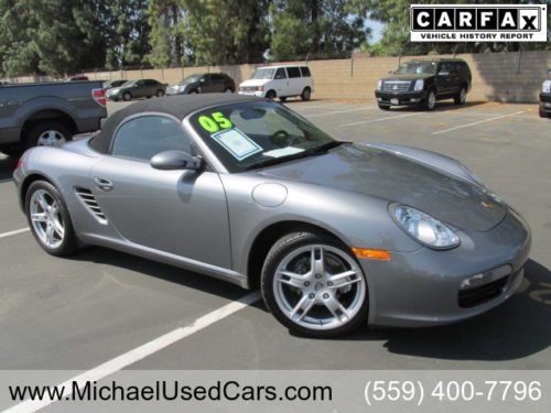 2005 porsche boxster base convertible 2-door 2.7l / slate gray metallic