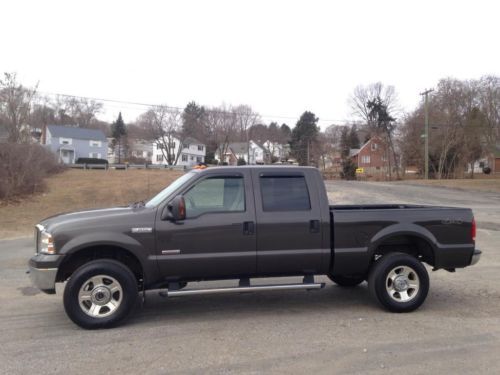 Crew cab ford f-250 lariat 4x4 6.0l powerstroke turbo diesel no reserve