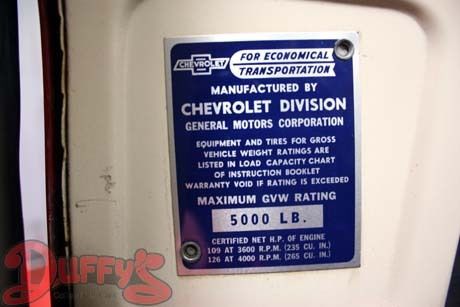 1955 Chevorlet "Big Window" Pick-up Truck, image 35