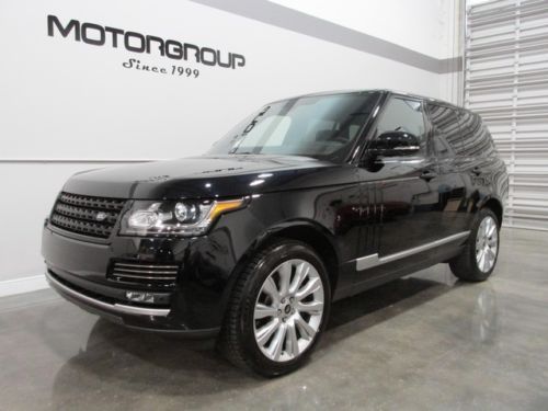2013 land rover range rover supercharged sc s/c, $116k msrp, black, buy $1424/mo