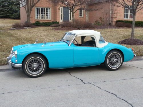 Mga 1958 1500 roadster  time warp  low miles *low reserve*  rare glacier blue