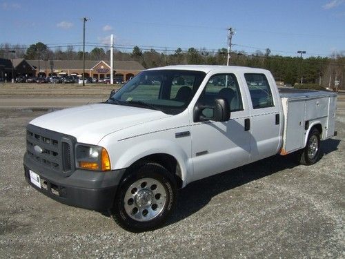 2005 ford f350 xlt srw utility crew cab powerstroke diesel