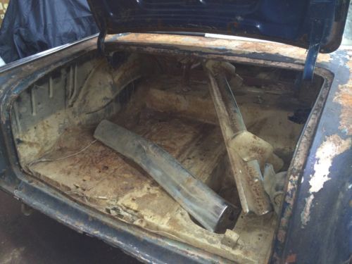 1957 CHEVY BELAIR HARDTOP COUPE STICK PROJECT CAR GARAGE FIND 210 150, image 8