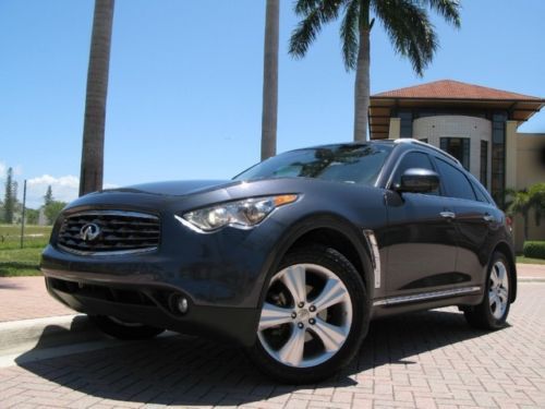 2011 infiniti fx35 prem touring pkg nav heated/cool seats cameras clean history