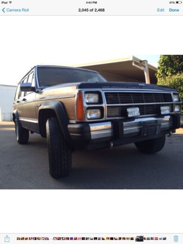 1987 Jeep Wagoneer Limited 4x4 4-Door 4.0 inline 6, image 3