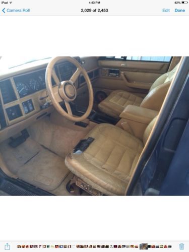 1987 Jeep Wagoneer Limited 4x4 4-Door 4.0 inline 6, image 14