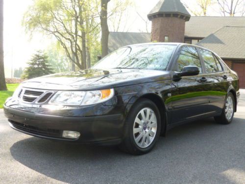 2003 saab 9-5 linear 2.3l 4-cylinder turbo 5-speed clean carfax 185 hp 28 mpg